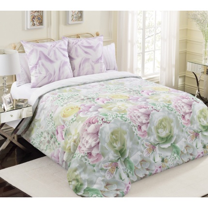 Постельное белье Перкаль Дуэт Знакомство (под.150*215-2 шт, пр. 220*240, нав.70*70-2 шт), п 115