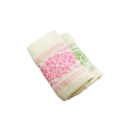 Полотенце махровое КУХНЯ 40х70 цв, Молочный, QD-0459, пл. 450гр. Узбекистан. АД